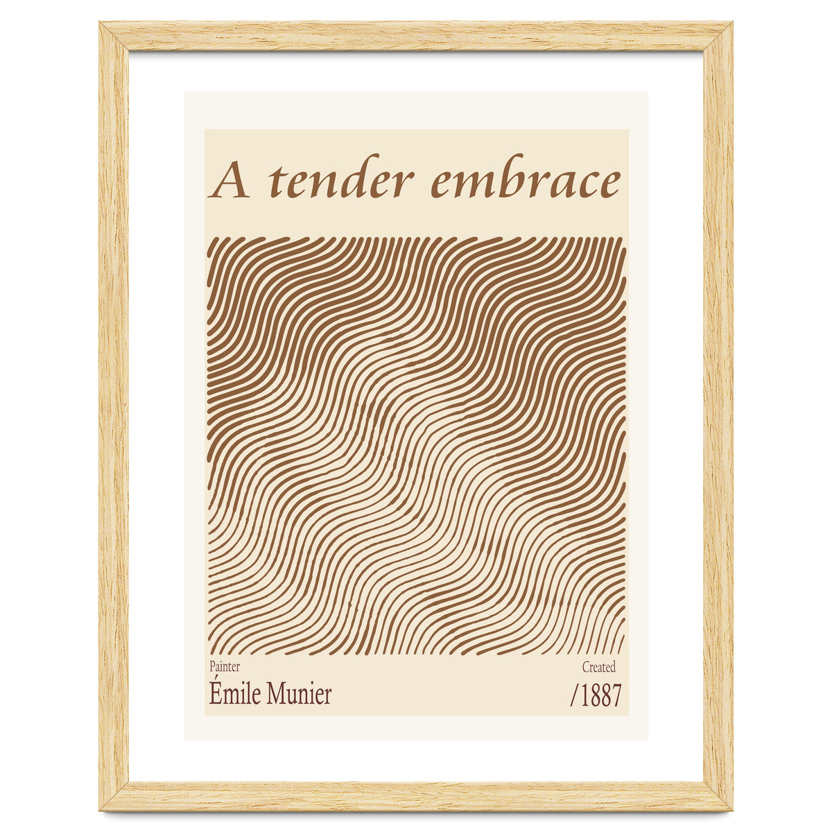 A Tender Embrace – Émile Munier (1887)