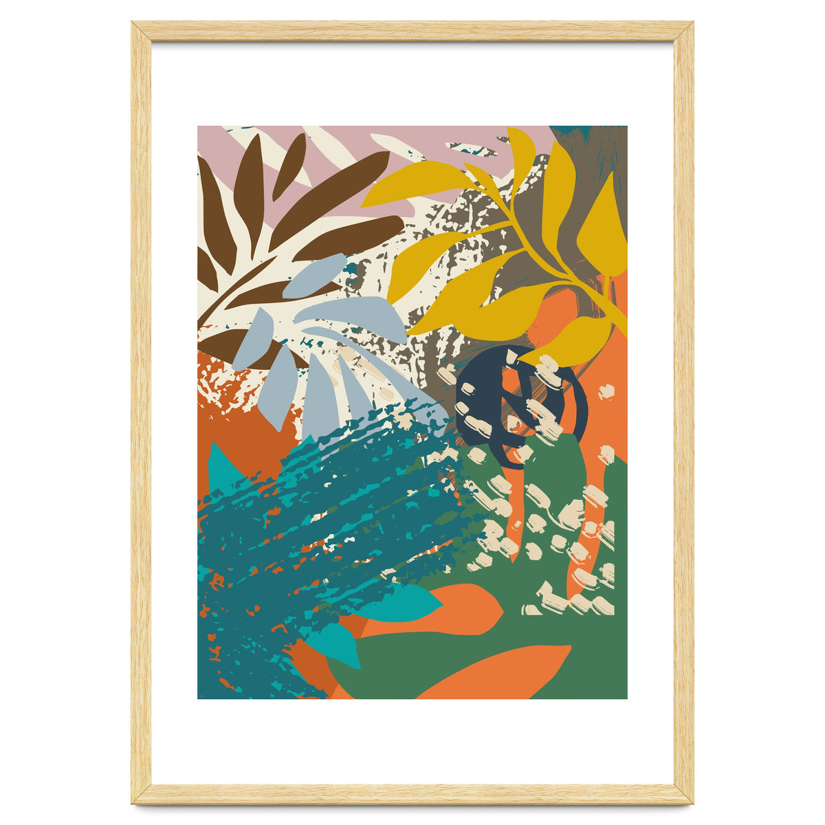 Abstract Leaves Close Up 1