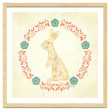 Floral Rabbit Wreath thumbnail