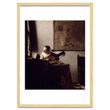 'The Lute Player', 1663-1664, Oil on canvas, 51,4 x 45,7 cm. thumbnail