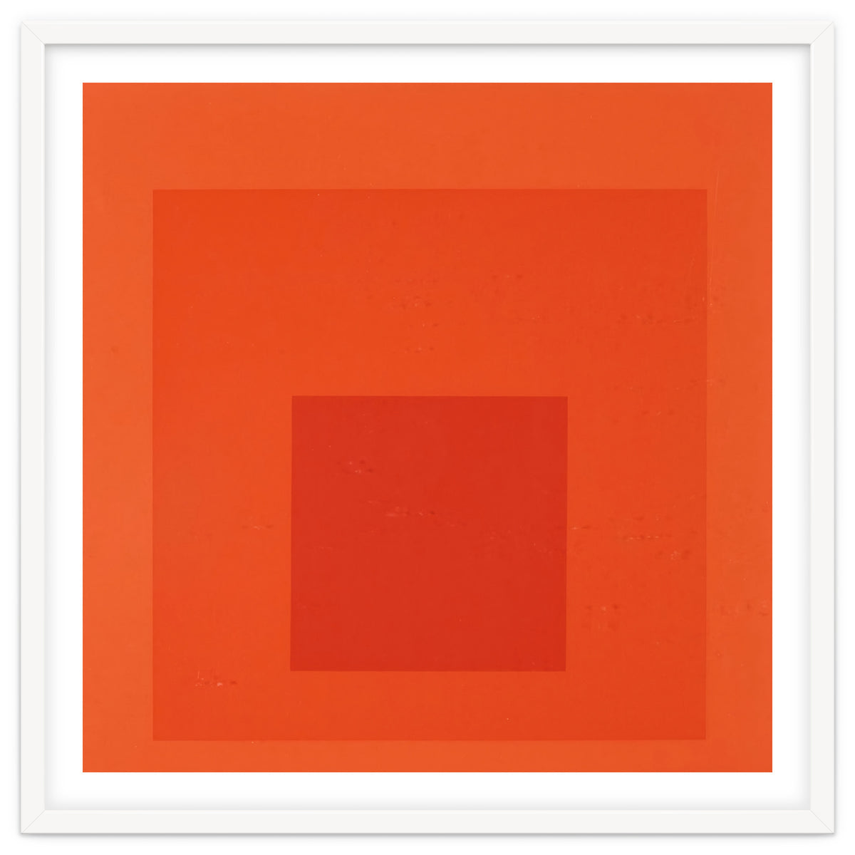 JOSEF ALBERS - HOMAGE TO THE SQUARE RED