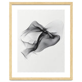 Abstract Black Flowing Fabric Wave thumbnail
