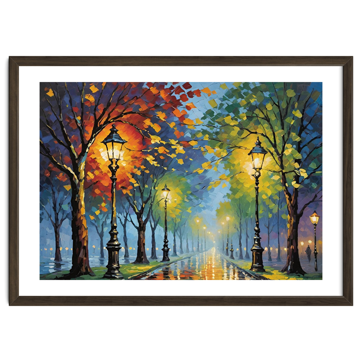 Rainy Abstract Art Nature