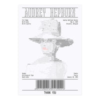 Receipt Art Audrey Hepburn (Print Only)