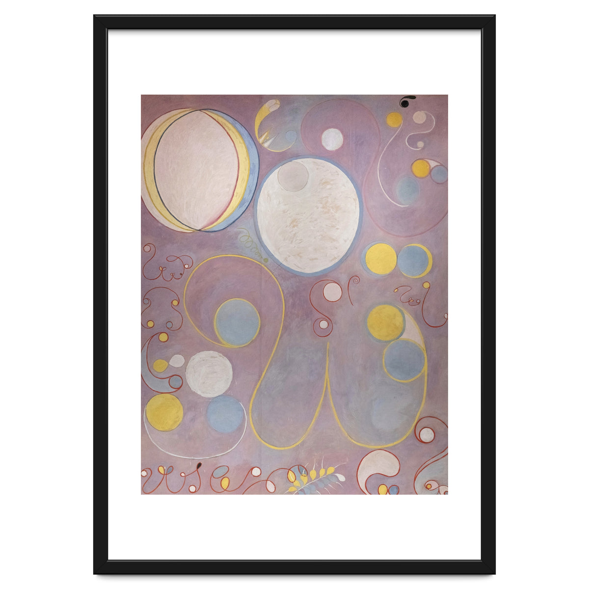 Hilma af Klint - The Ten Largest No 8 Adulthood Abstract Spiritual Geometry Art
