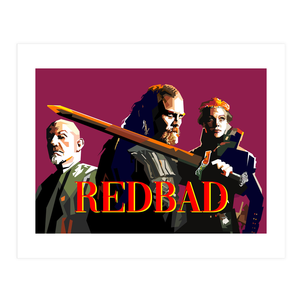 Redbad Sword Knight Movies Trending Now Landscape (Print Only)