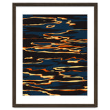 Sunset Reflection, Positivity Hope Growth Optimism Mindset, Nature Marble Dark Ocean thumbnail