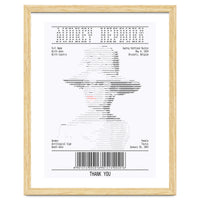 Receipt Art Audrey Hepburn