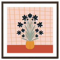 Floral Vase Orange