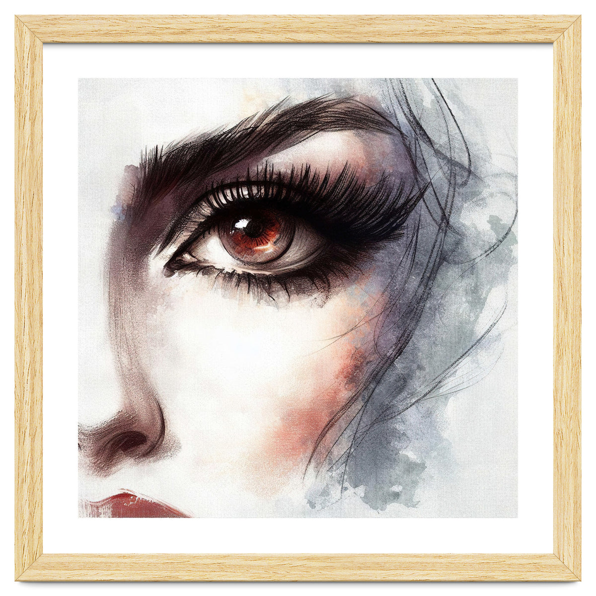 Amber Eye Portrait Fragment