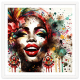 Brazilian Carnival Watercolor Portrait thumbnail