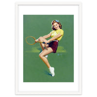 Pinup Tennis Player