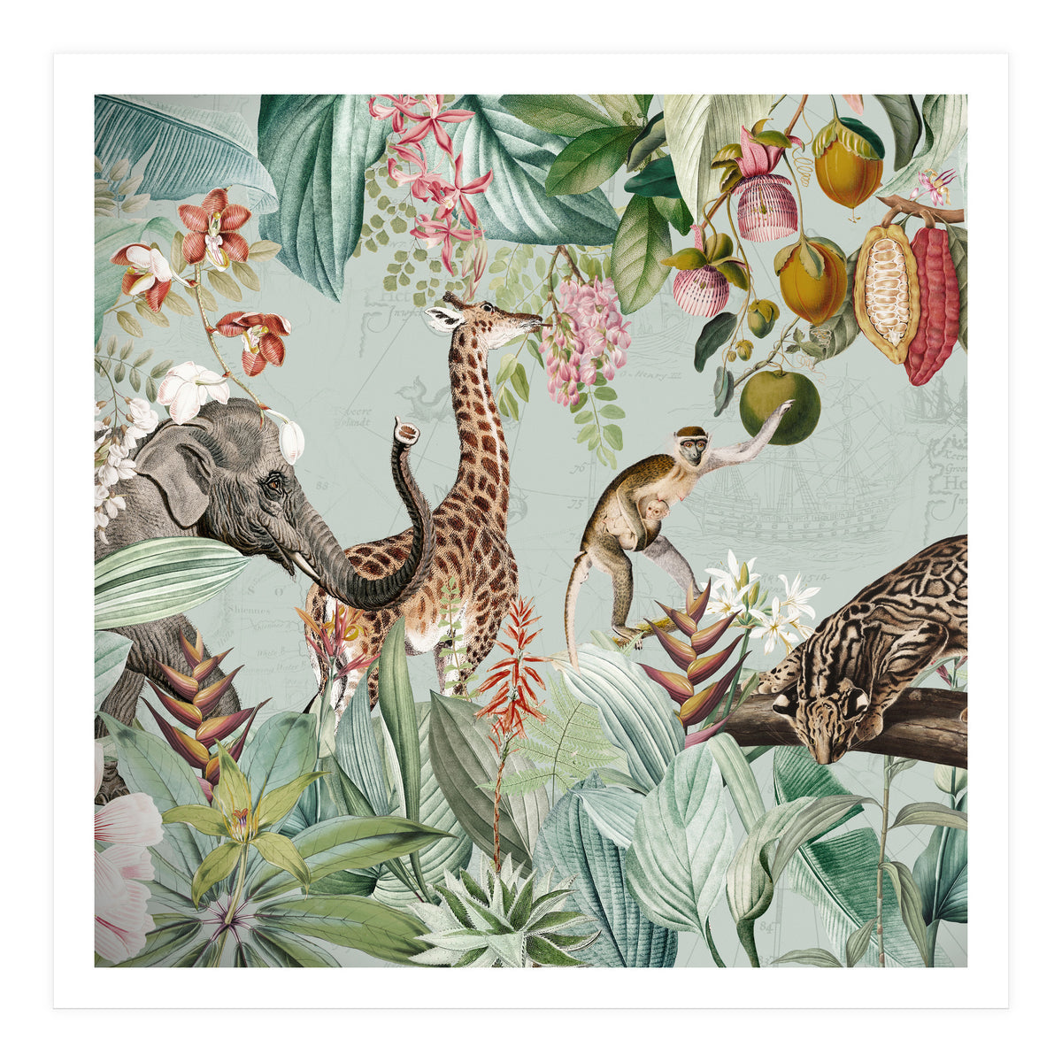 African Tropical Jungle Safari (Print Only)