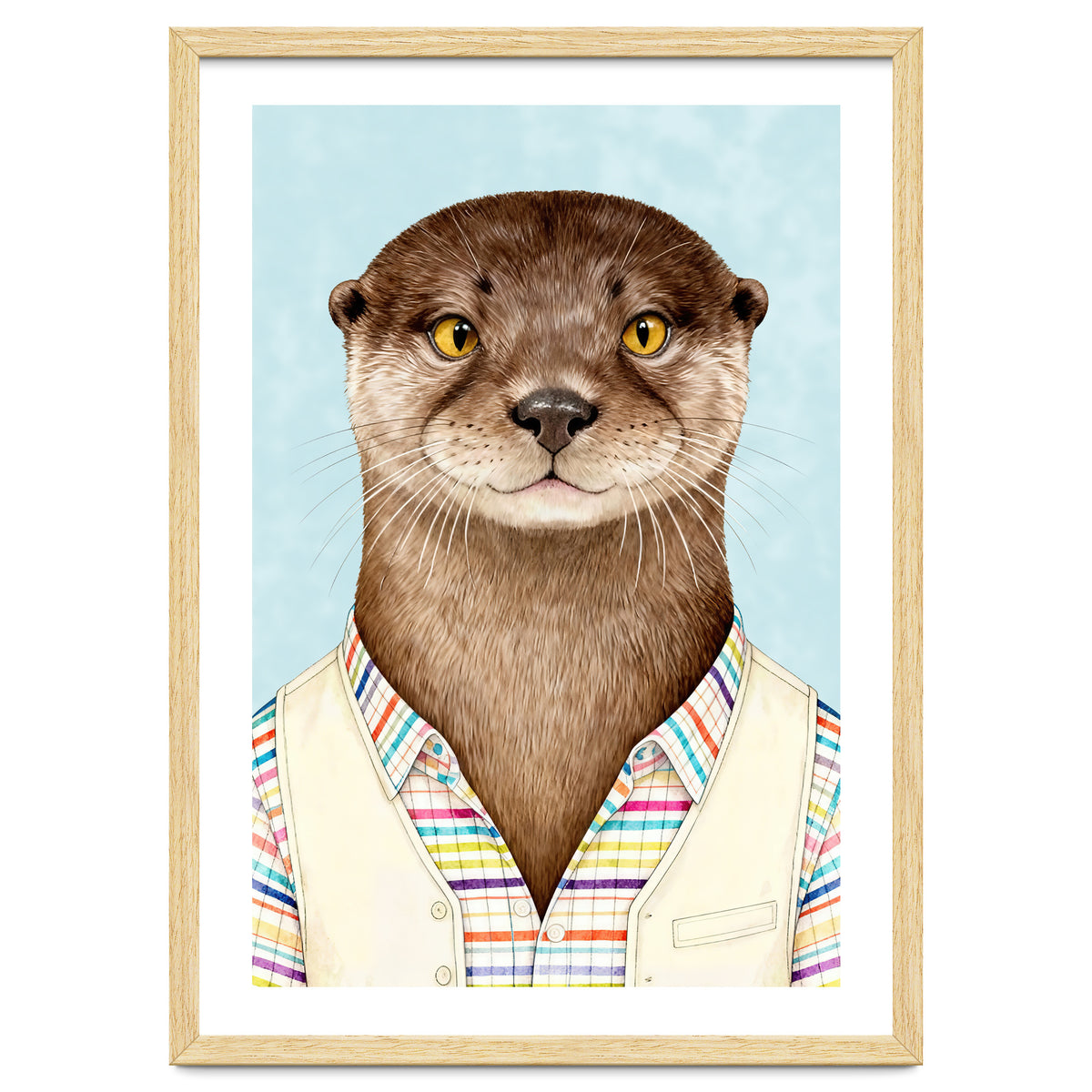 Otter Portrait in Jacket