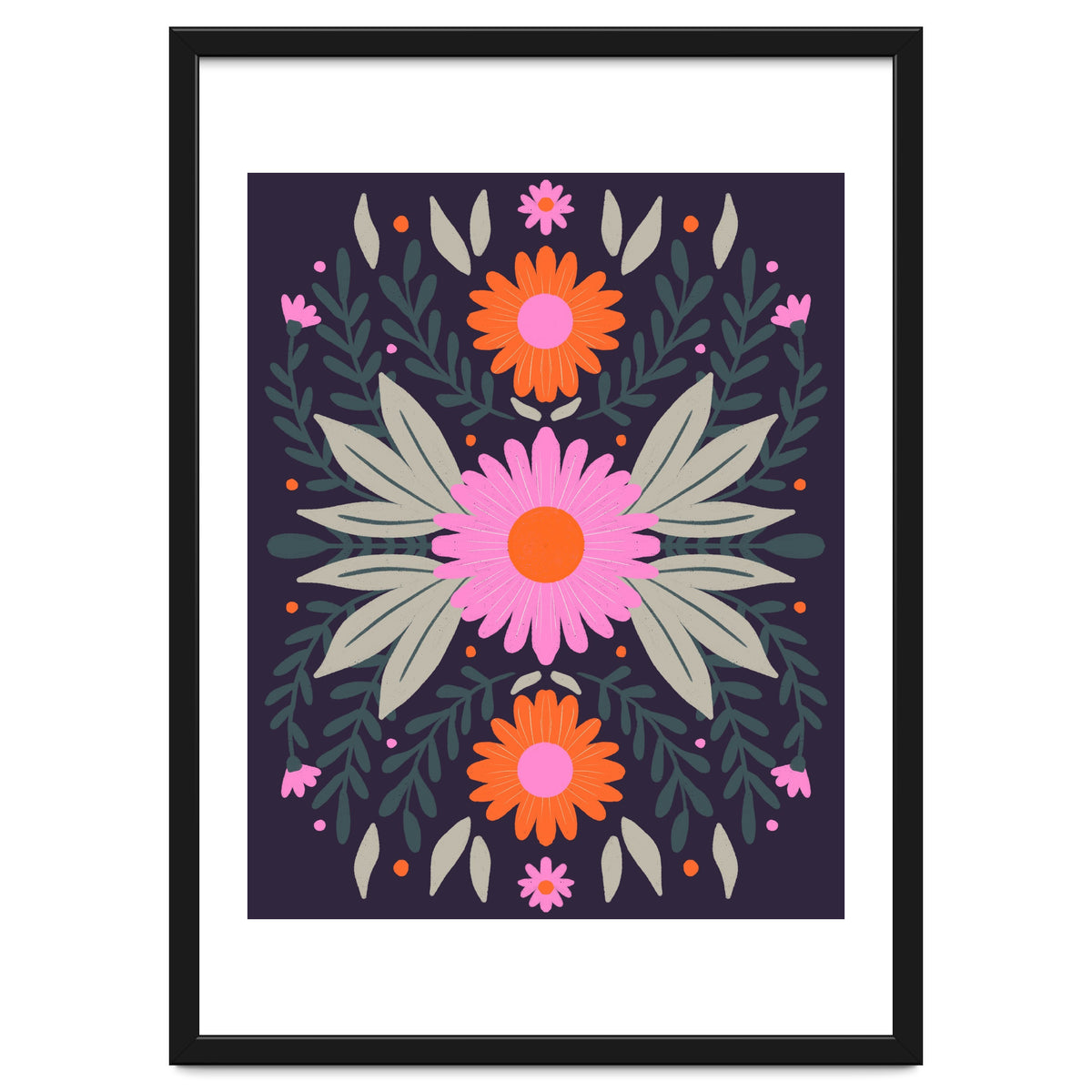 Pink And Orange Flowers