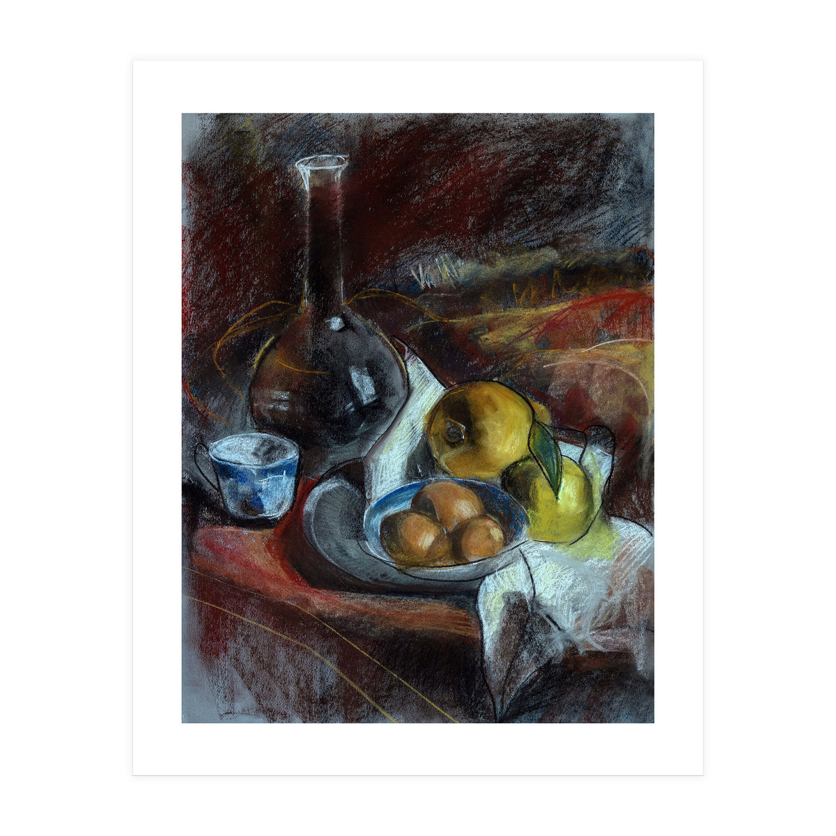 Eggs and Juicy fruits (Print Only)