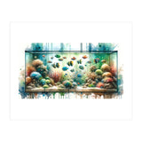 Colorful Aquarium Fish Tank (Print Only) thumbnail