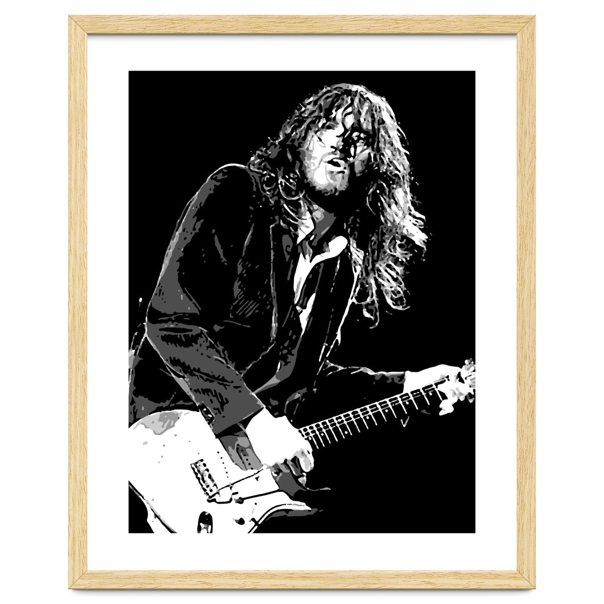 John Frusciante American Musician Legend in Monochrome