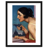 THE WOMAN OF THE GUN 1925-POSTER FOR THE SPANISH UNION OF EXPLOSIVES. thumbnail