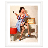 Hot Pinup Girl With A Hammer thumbnail