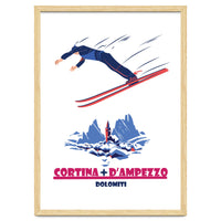 Ski Jump At Cortina Di Ampezzo