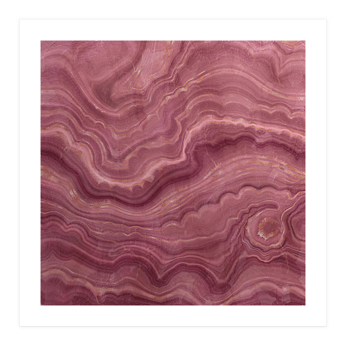 Pink Agate Texture 05 (Print Only)