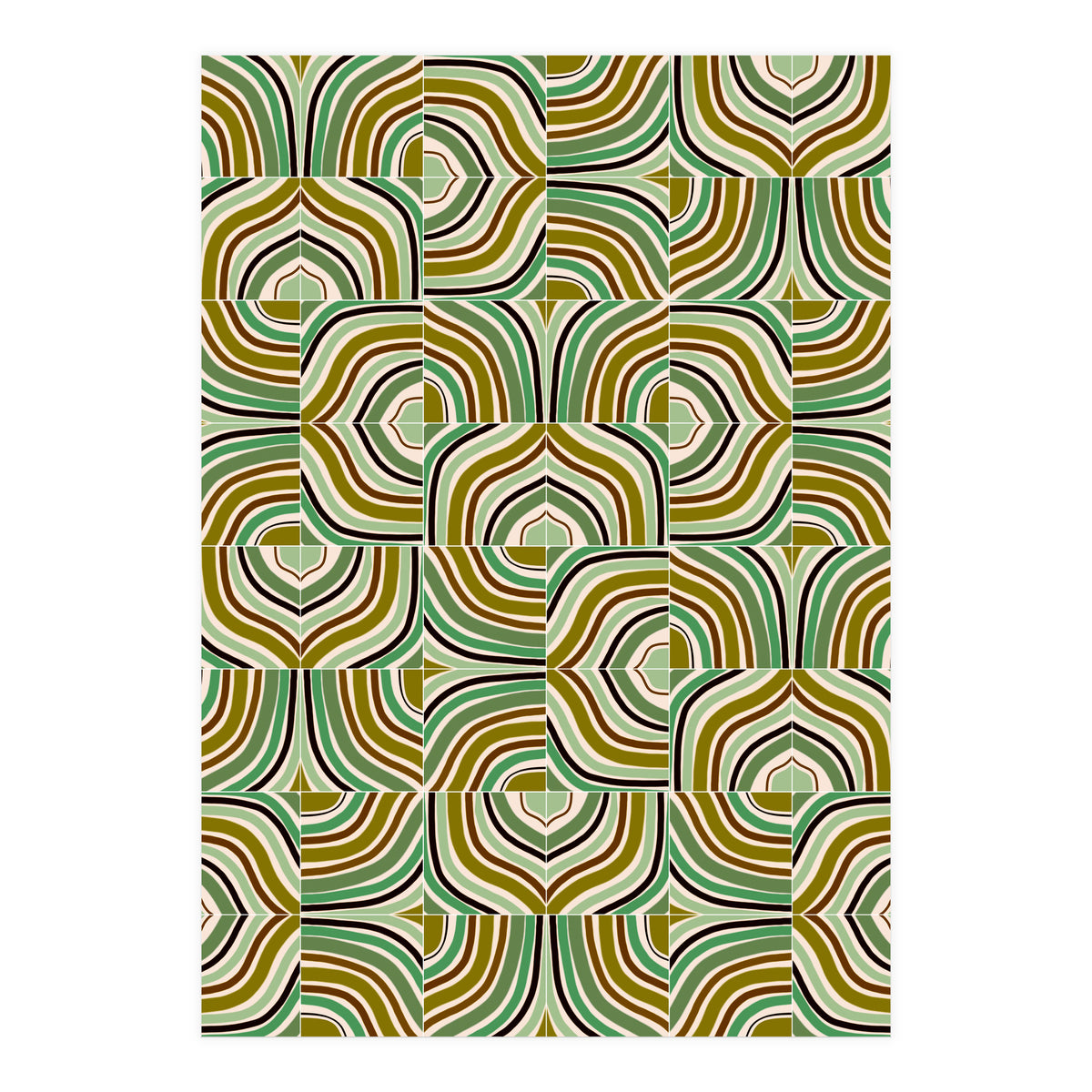 Jade Rainbow Mixed Tiles (Print Only)