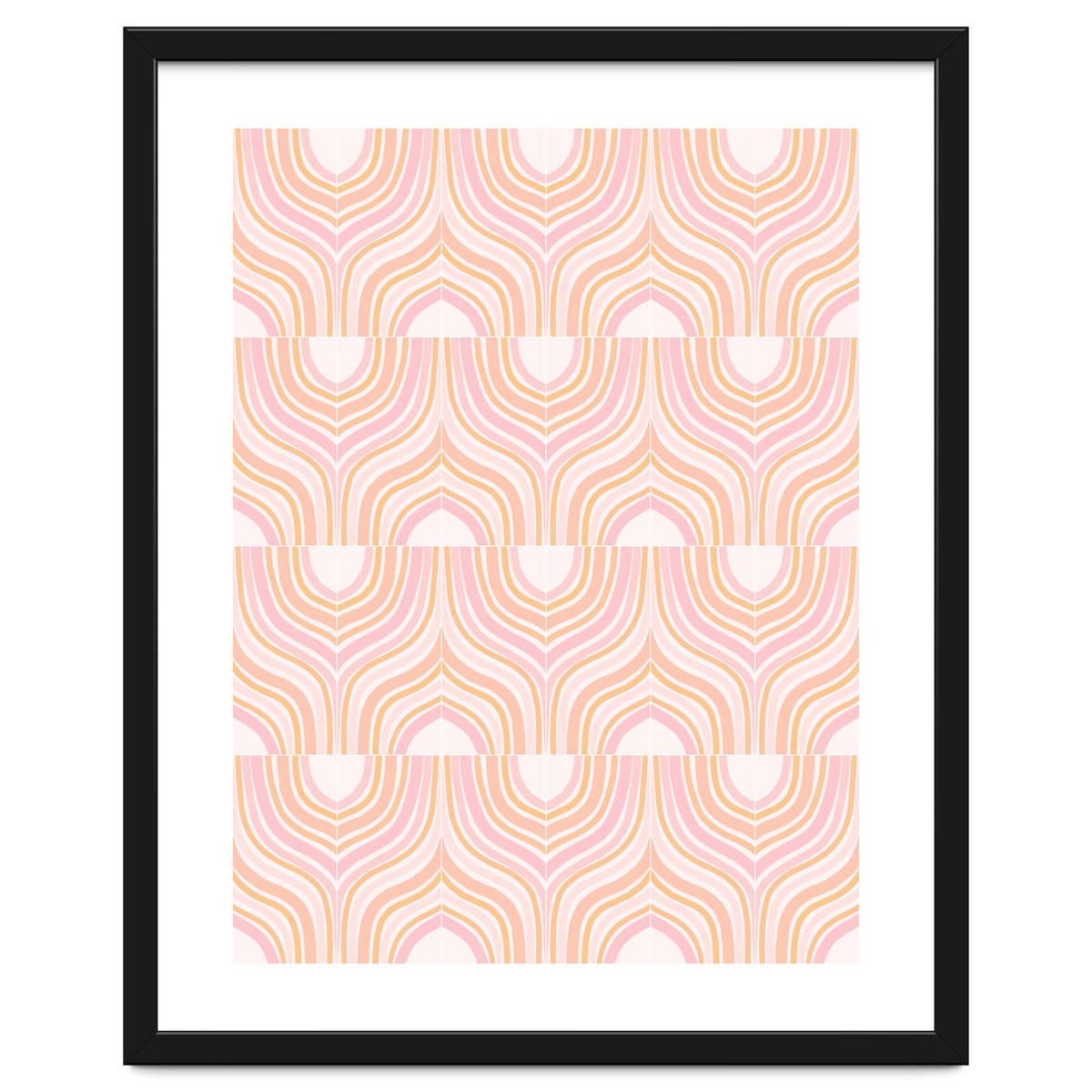 Peachy Marbeling Tiles