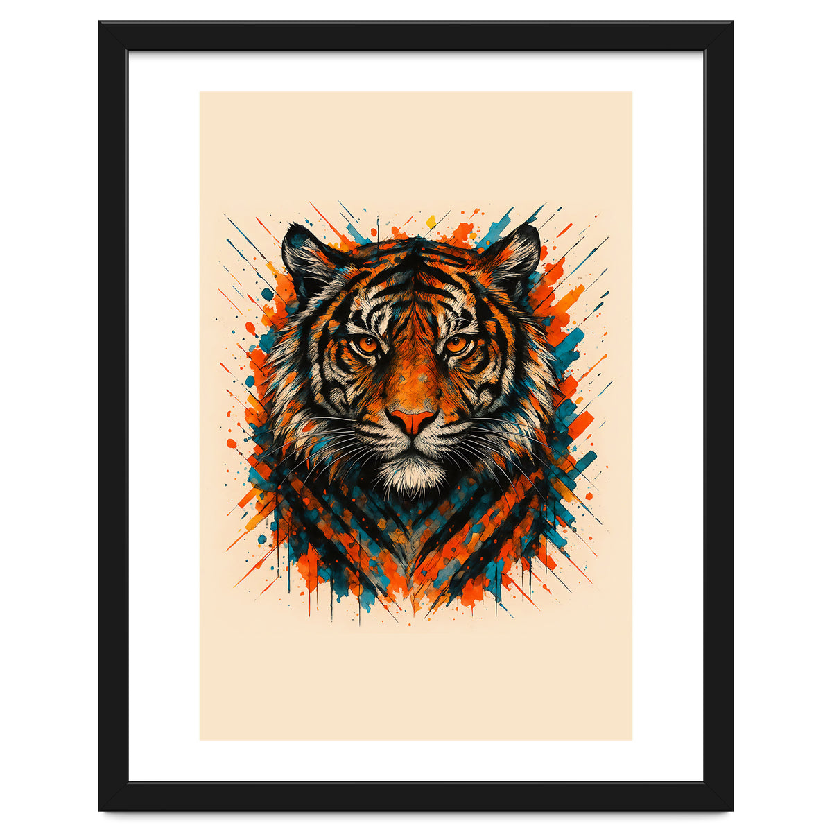 Tiger Animal Watercolor