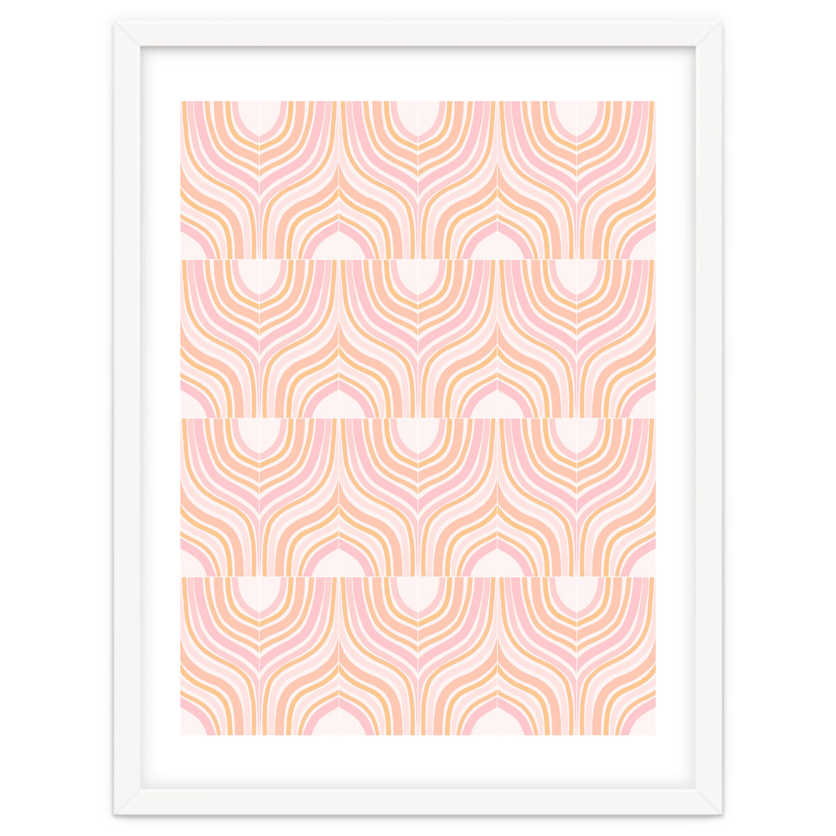 Peachy Marbeling Tiles