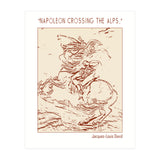 “napoleon Crossing The Alps,” – Jacques Louis David (Print Only) thumbnail