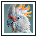 Salmon Crested Cockatoo Close Up Portrait thumbnail
