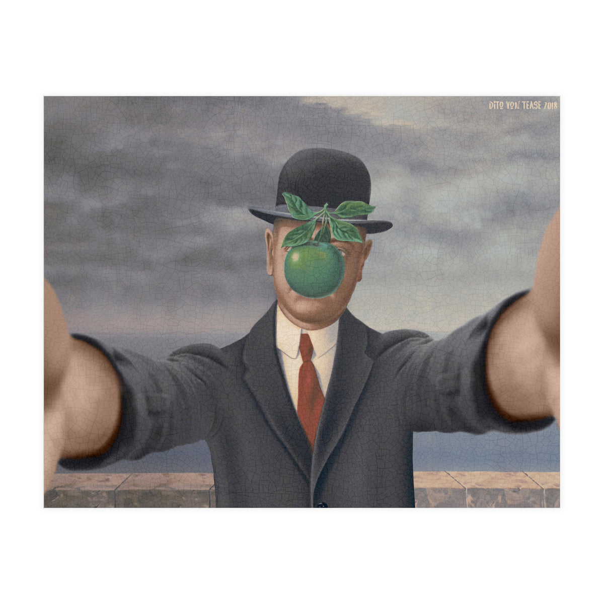 The Son Of Man - Magritte - Selfie (Print Only)