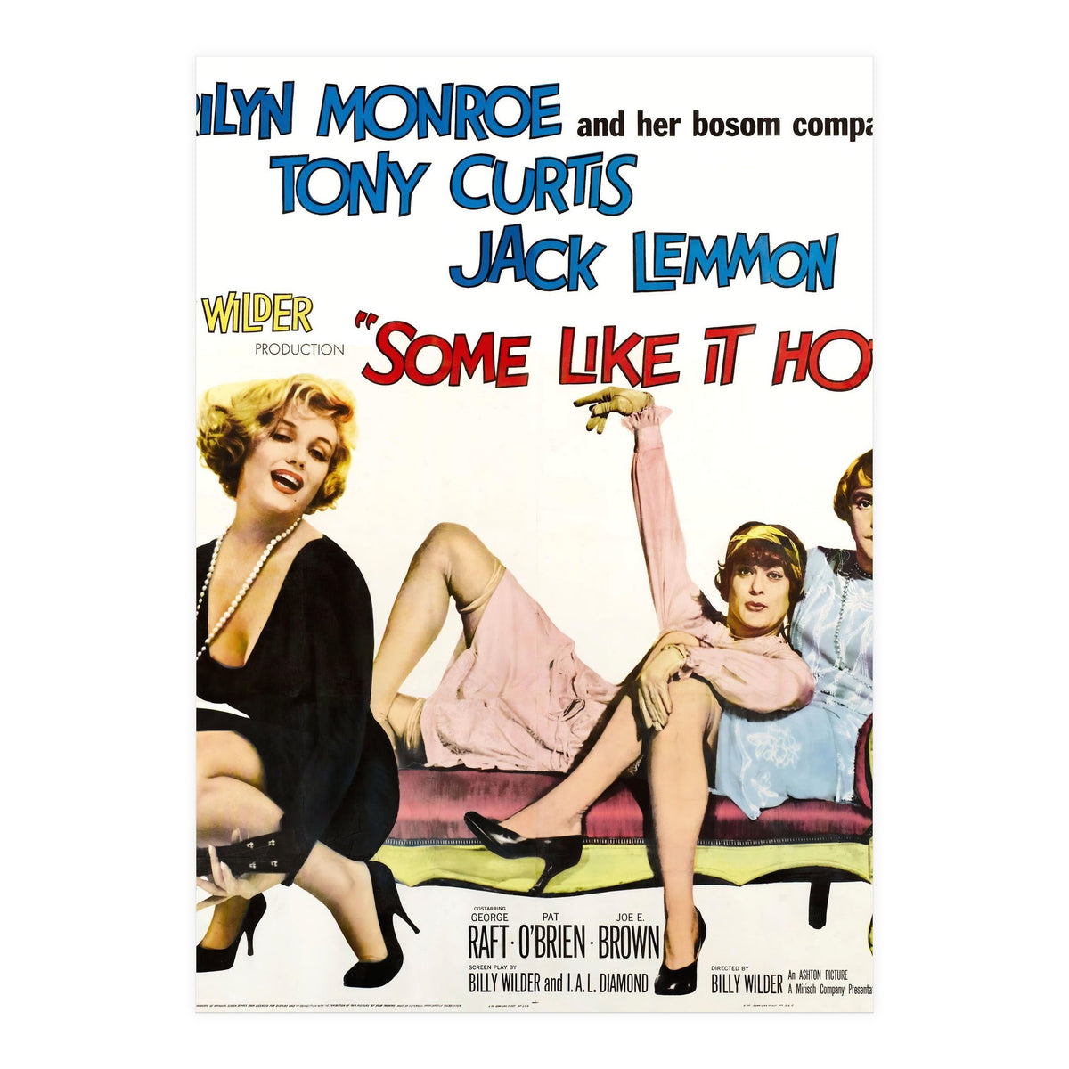 SOME LIKE IT HOT (1959), directed by BILLY WILDER. (Print Only)