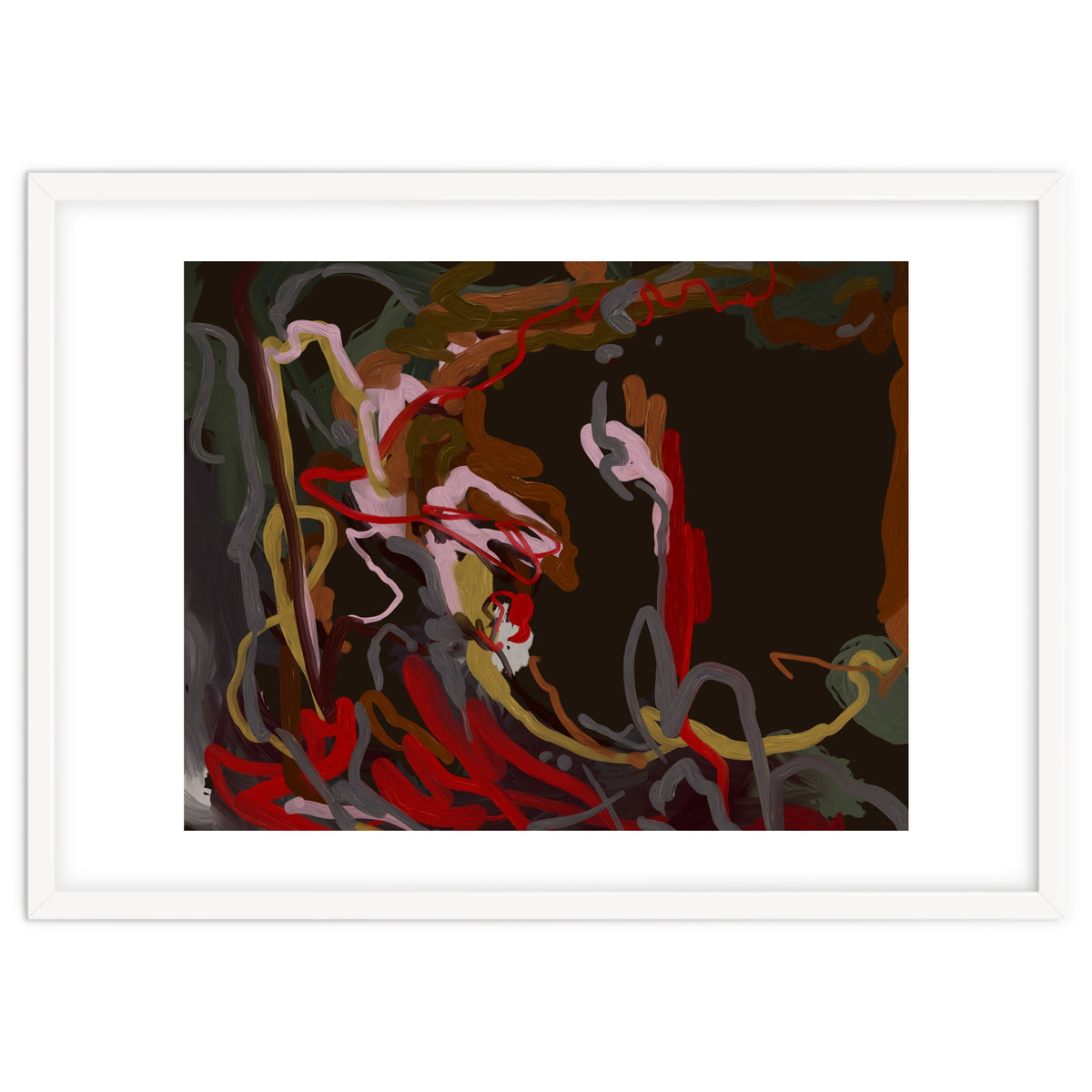 Abstract Fluidity oil painting