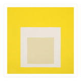 JOSEF ALBERS - HOMAGE TO THE SQUARE YELLOW WHITE (Print Only) thumbnail