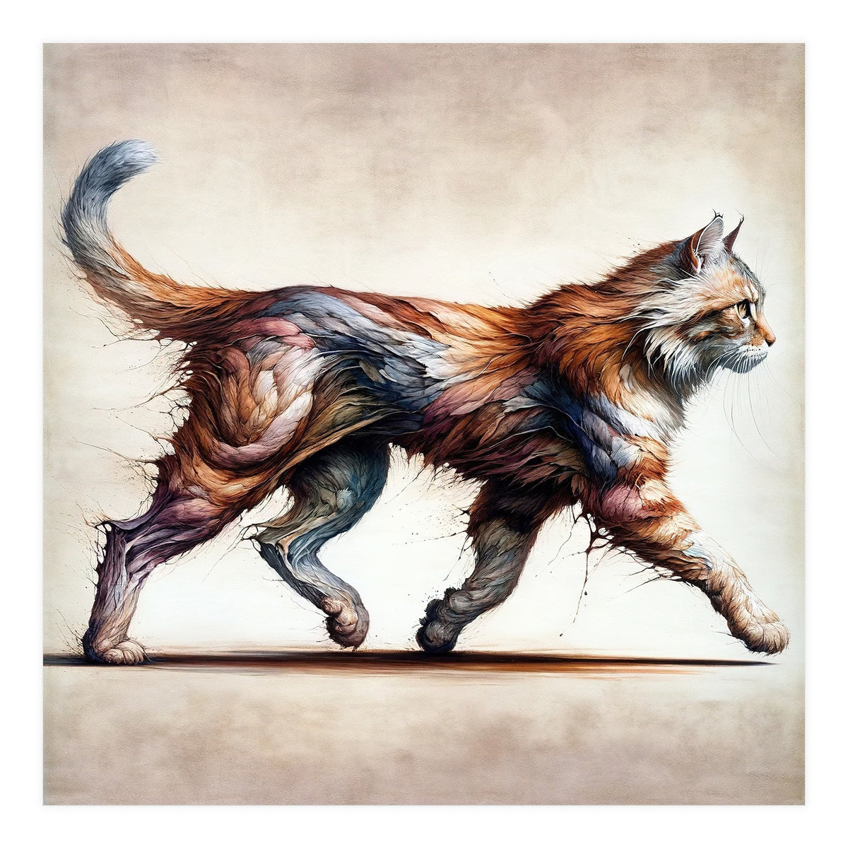 Powerful Cat (Print Only)