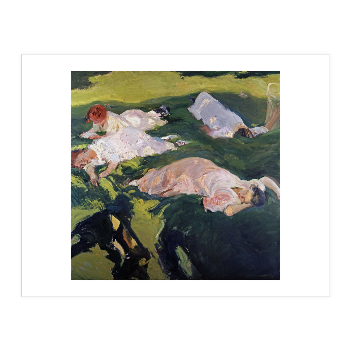 The Siesta - 1912 - 200x201 cm - oil on canvas. (Print Only)