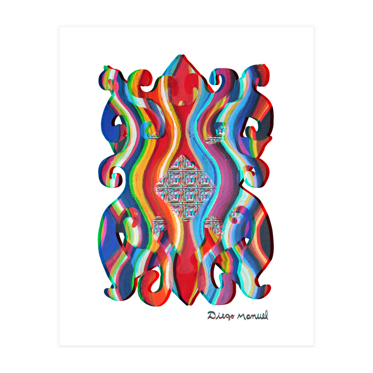 Pop Abstract Asimetrico 40 Copia (Print Only)