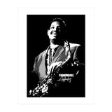 Cannonball Adderley American Jazz Saxophonist in Grayscale (Print Only) thumbnail