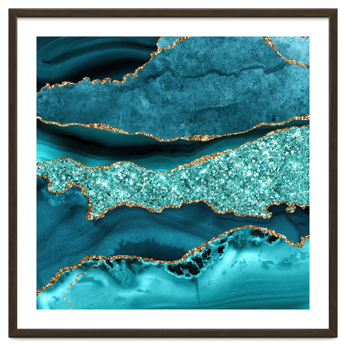 Agate Glitter Ocean Texture 12