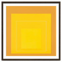 JOSEF ALBERS - HOMAGE TO THE SQUARE ORANGE YELLOW