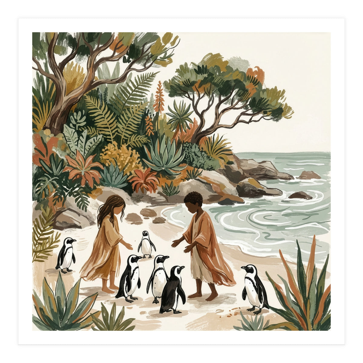 Oceanic Wildlife Friends (Print Only)