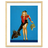 Pinup Girl And Dog Tricks thumbnail