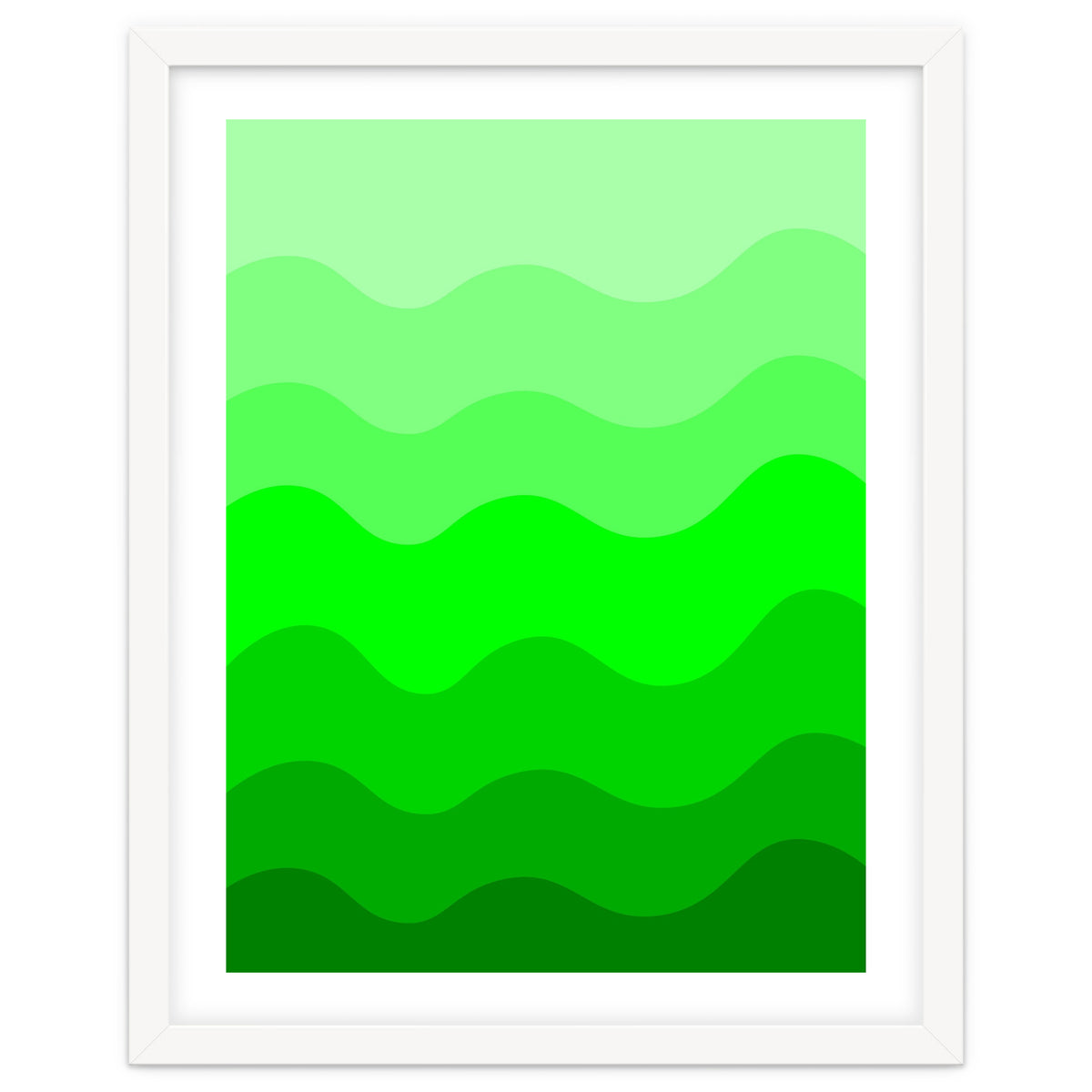 Green gradient design