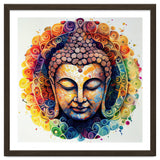 Rainbow Mandala Buddha Portrait thumbnail