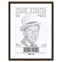 Receipt Art Frank Sinatra