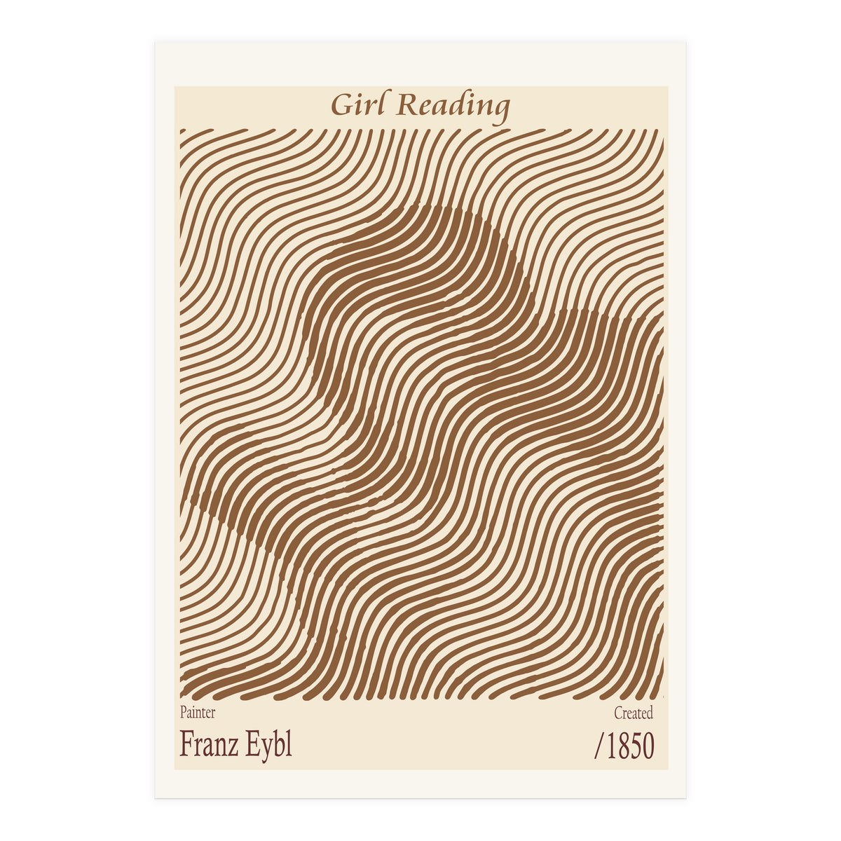 Girl Reading – Franz Eybl (1850) (Print Only)