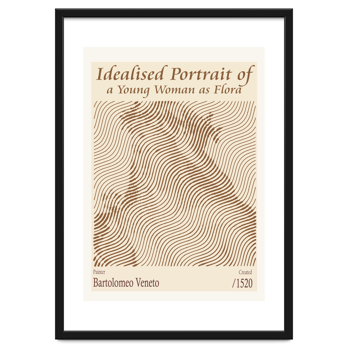 Idealised Portrait Of A Young Woman As Flora – Bartolomeo Veneto (1520)