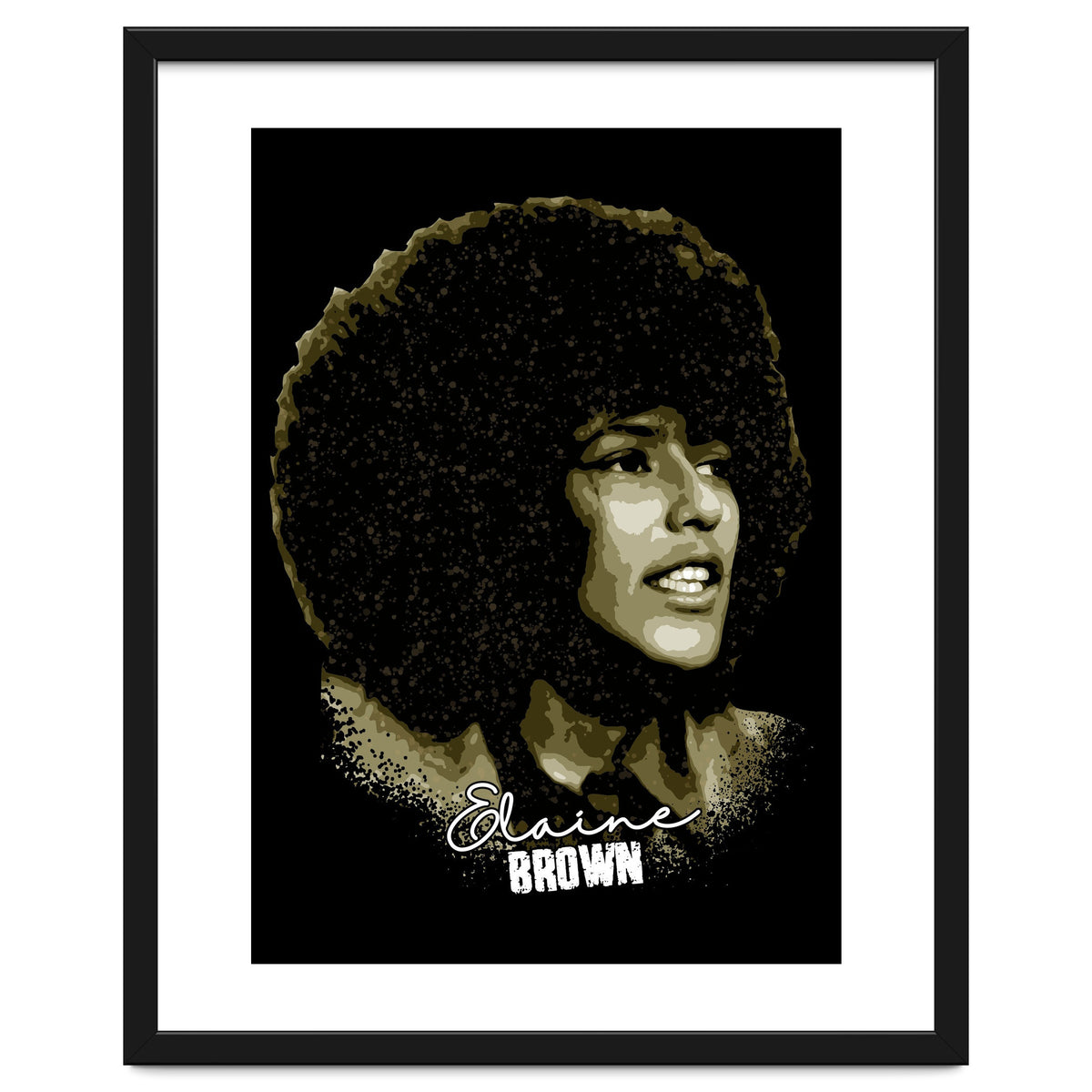 Vintage Elaine Brown American Prison Activist